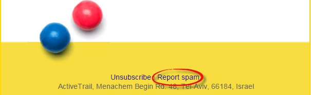 reporte de spam