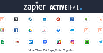 Comment intégrer ActiveTrail à n’importe quel autre système – en utilisant Zapier !
